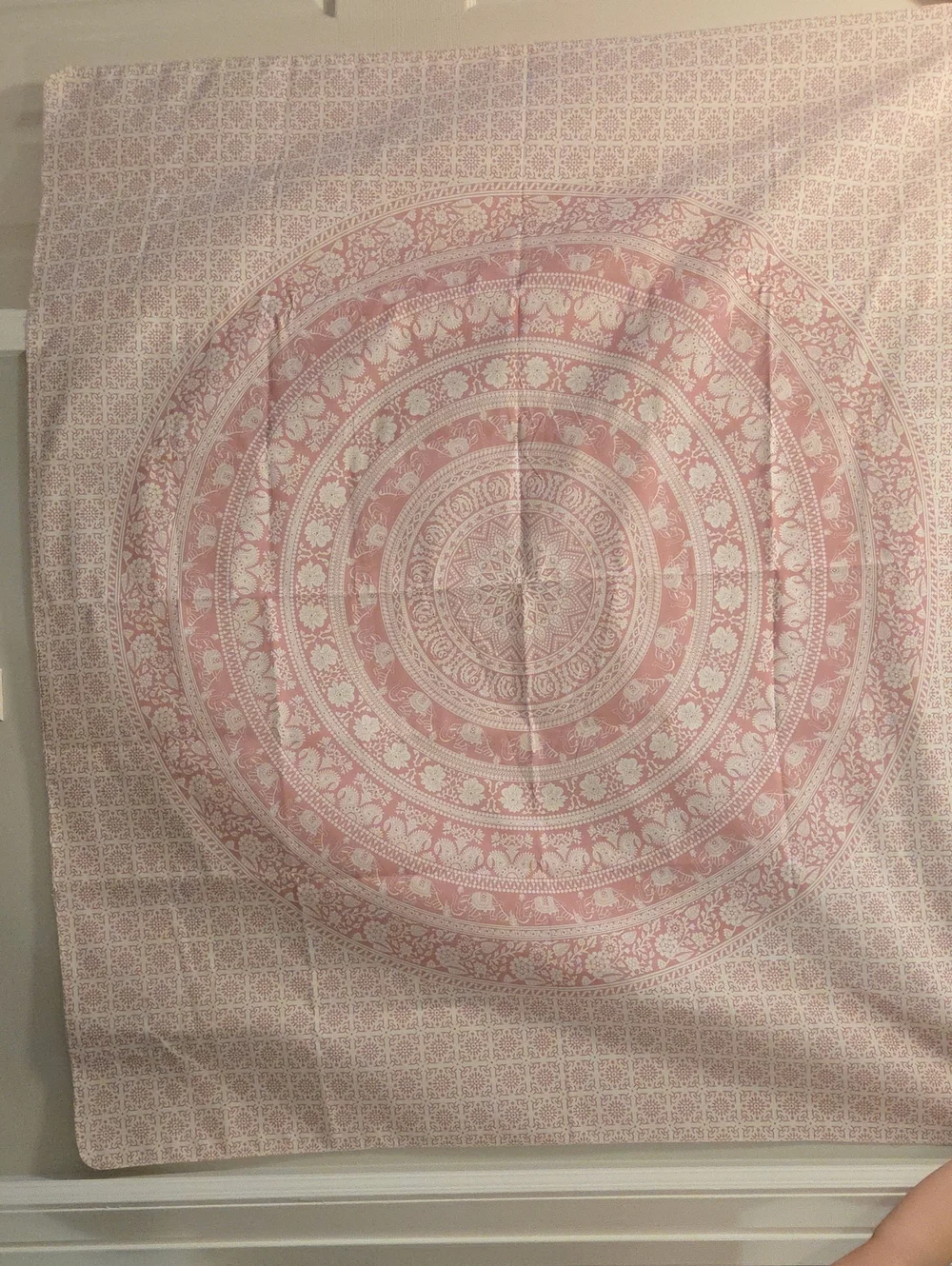 Pink Mandala Wall Tapestry - Decorative Home Wall Decor